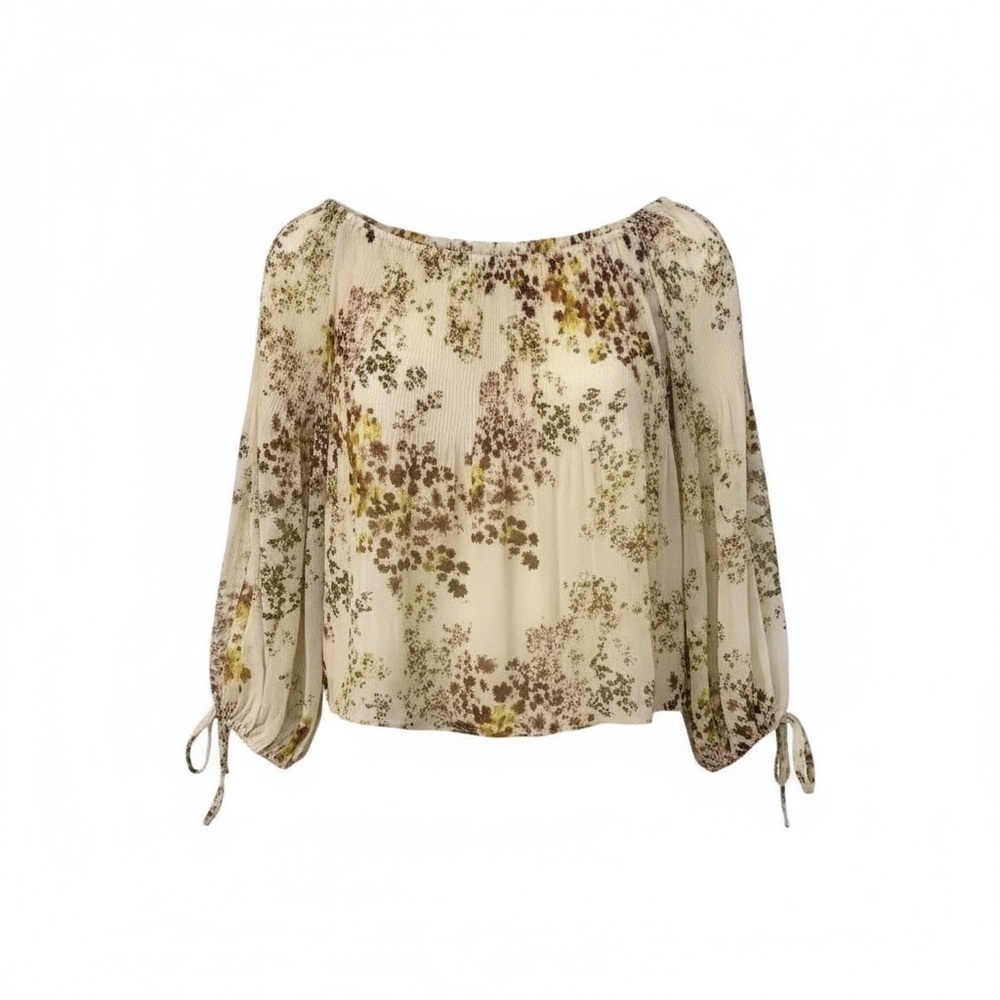 Wilfred off the shoulder, light weight lined blouse in a muted colour pa…